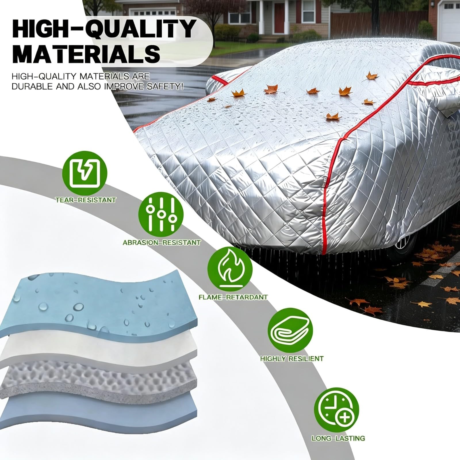 Funda Coche Antigranizo para Holden Statesman 1995-1996 | Funda para vehículos de exterior para todo tipo de clima, duradera, a prueba de granizo, ventisca y resistente a los rayos UV