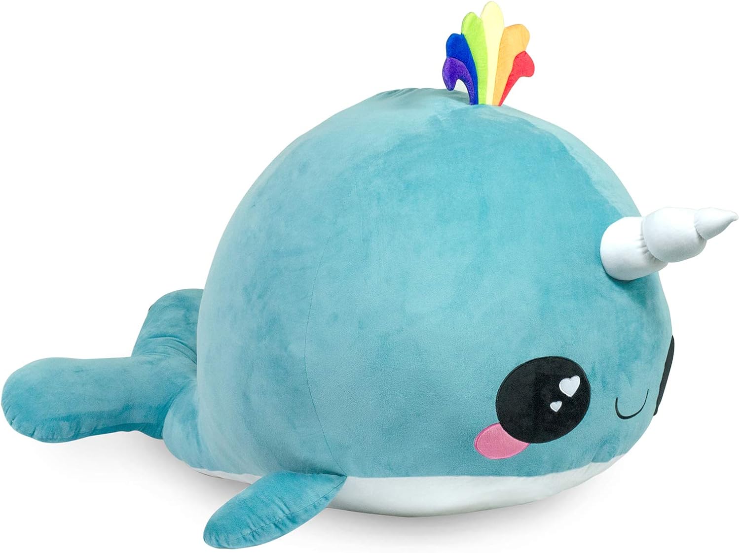 Glitter Galaxy 48" Plush (Blue Narwhal, Rainbow spout) Glitter Galaxy 48" Plush (Blue Narwhal, Rainbow spout)