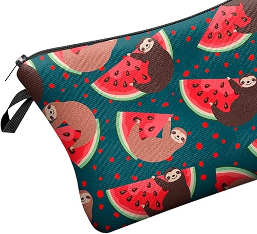 Miniatura 5 de shlutesoy Bolsa de cosméticos con cierre de cremallera, agujero para colgar, práctica de larga duración, estuche de gran capacidad para acampar