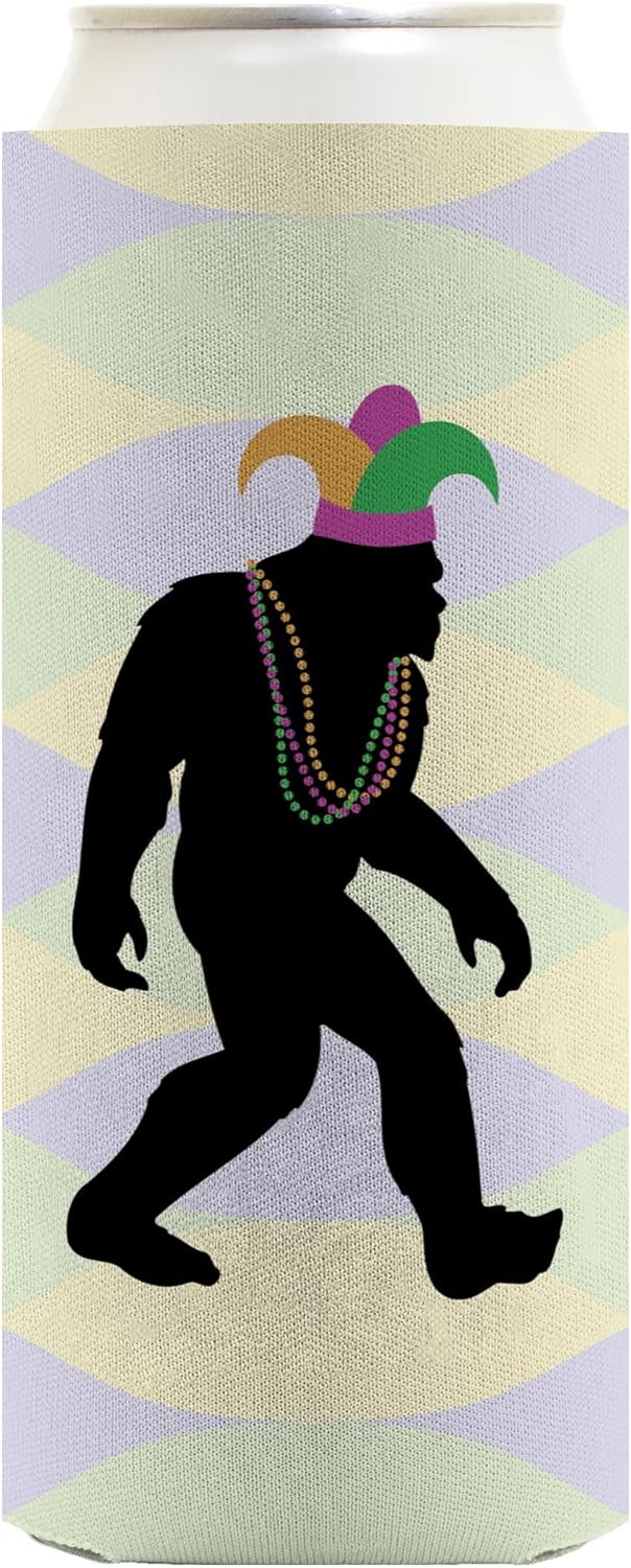 Mardi Gras Accessories Mardi Gras Sasquatch 12-Pack Ultra Slim Can Thermocoolers