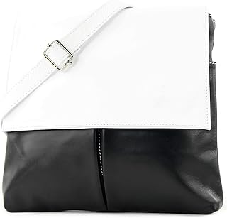 Borsa a tracolla messenger, vera pelle italiana, T63