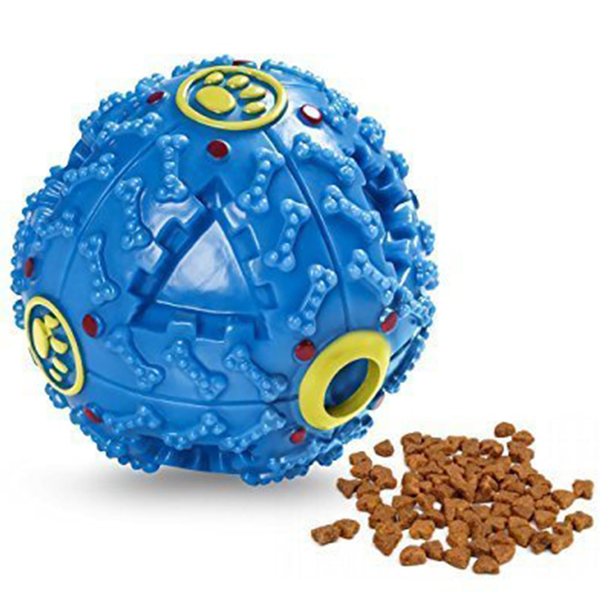 Tails of Joy Dog Toy Ball for Aggressive Chewers, Interactive Fetch Dog Ball with Fun Squeaky Wobble Giggle Sound, Durable for Small Medium Large Dogs, Non-Toxic Rubber Pet Chew Toys (B0D2W71CJP) Amazon Price History, Amazon Price Tracker
