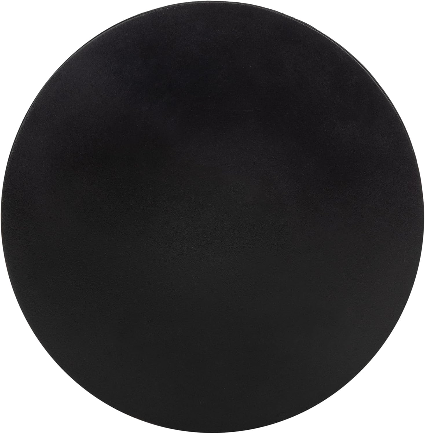 Safavieh Outdoor Aishi Black Modern Concrete Round Accent Table