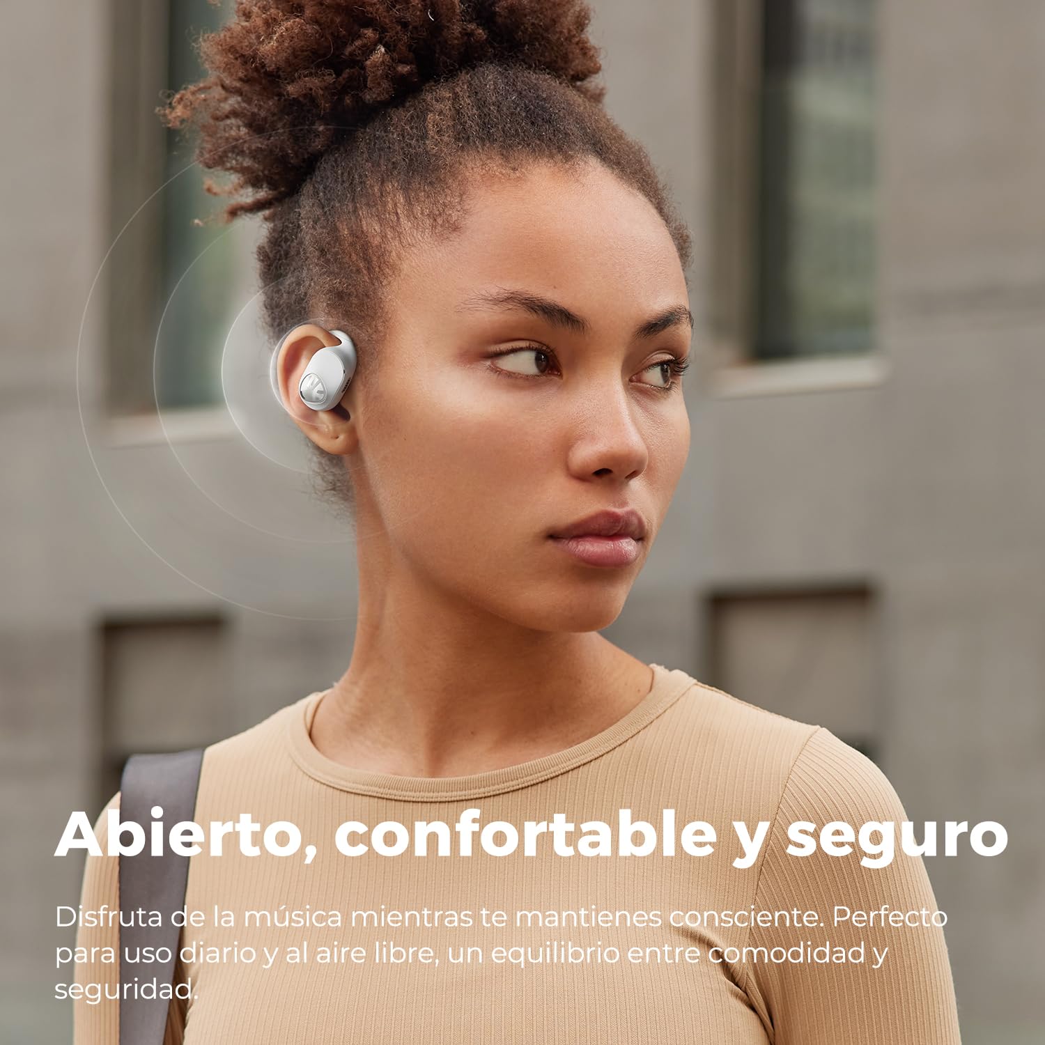 SoundPEATS GoFree 2 Auriculares Bluetooth 5.3 Auriculares Deportivos Bluetooth con Ganchos para Las Orejas Códec LDAC de Audio de Hi-Res, Controlador Multipunto de 16,2 mm, 35 Horas, Diseño Ligero