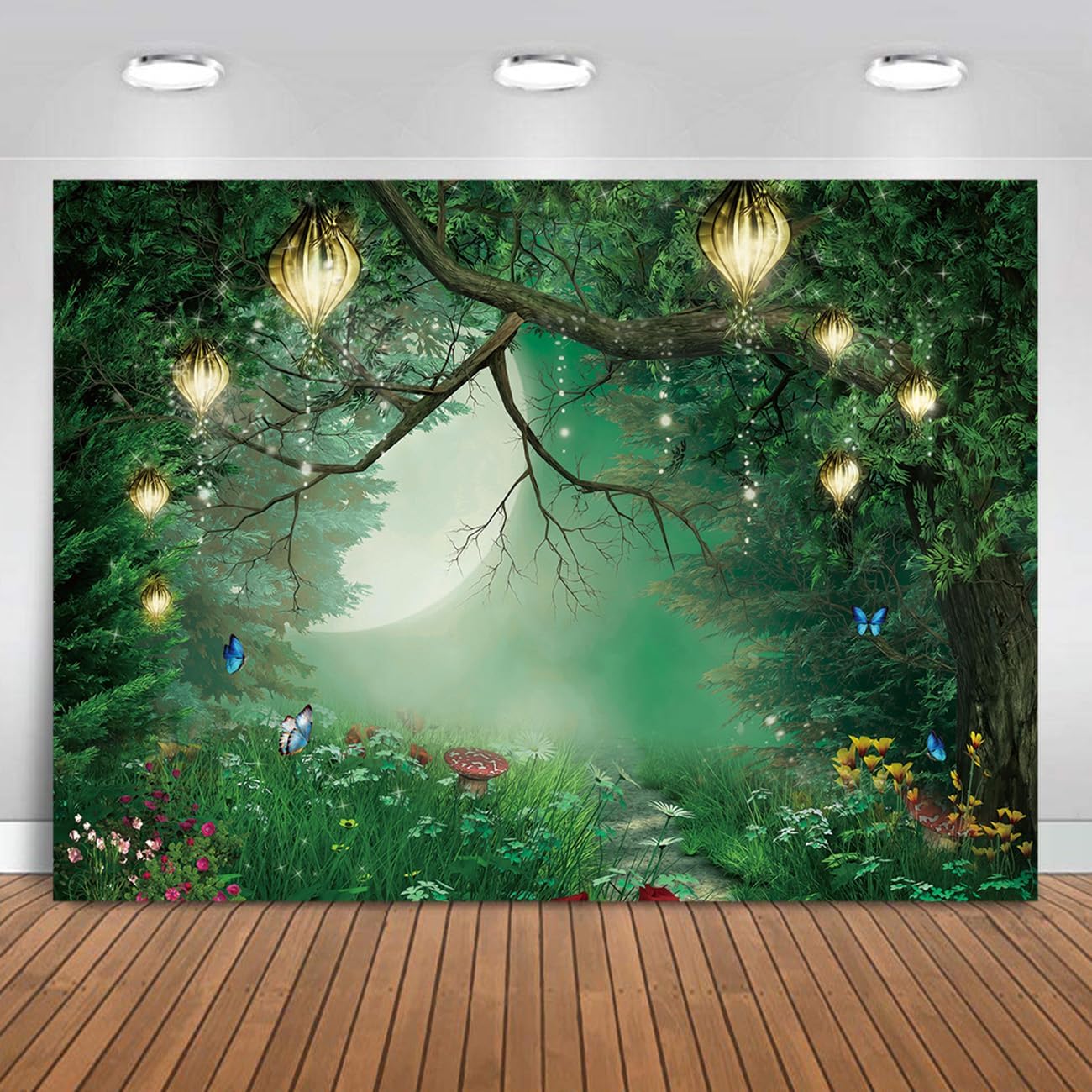 Amazon.com : MAQTT Spring Enchanted Fairytale Forest Backdrop Fantasy ...