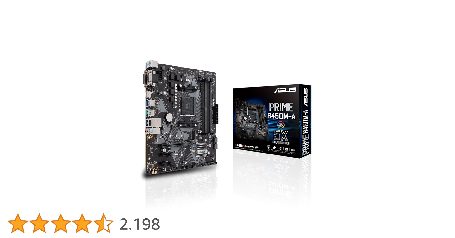 Asus PRIME B450M-A Scheda Madre AMD AM4 (AMD Ryzen di 1, 2 e