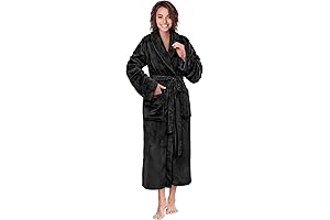 Plush, Soft, and Warm Women's Fleece Bathrobe: The Epitome of Comfort