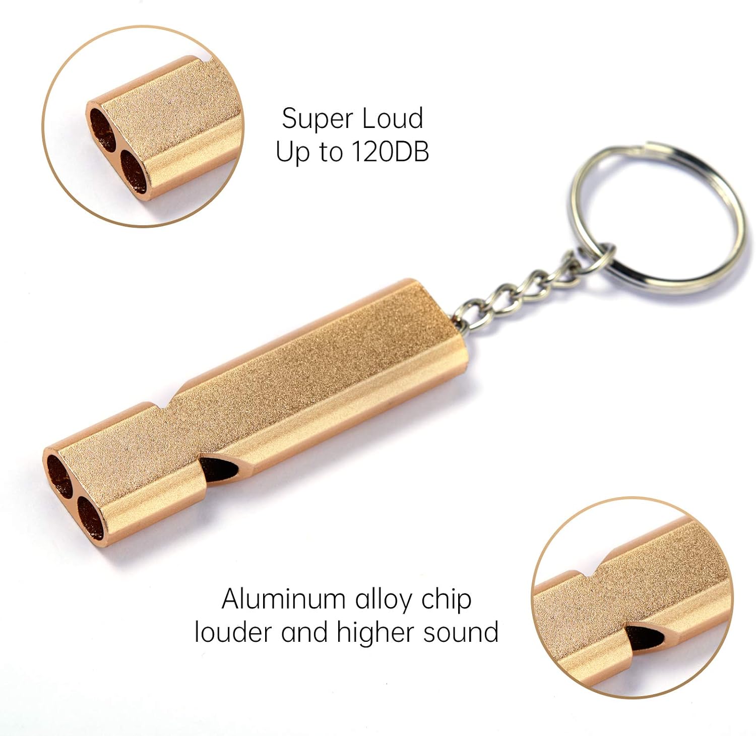 VENZ Emergency Whistle with Carabiner and Lanyard for Boating Fishing Boat Camping Hiking Hunting Rescue Signaling Kids Lifeguard : Sports & Outdoors