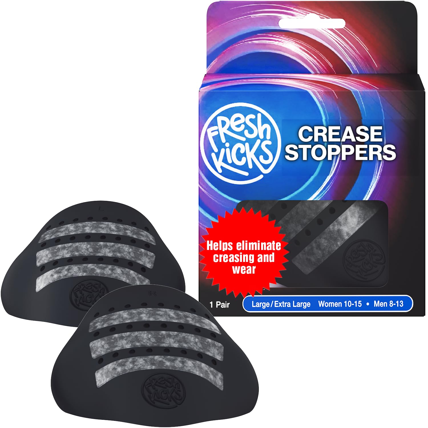 Shoe Crease Protectors - Comfy Anti-Crease Shoe Shields for Men, Women & Kids - Non-Creasing Inserts for Sneakers