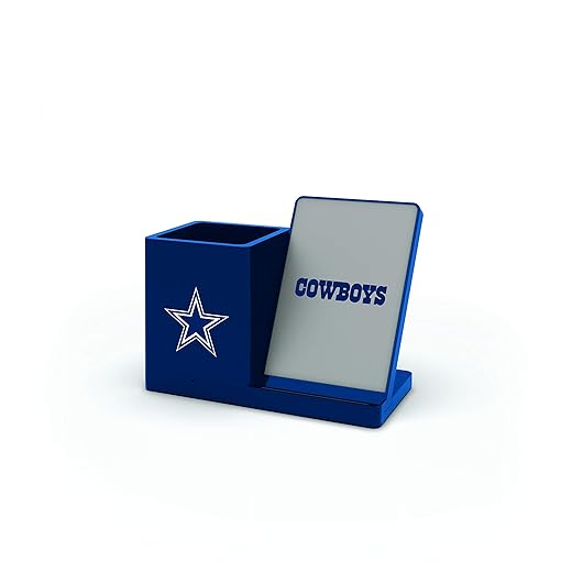 SOAR NFL Wireless Charger and Desktop Organizer, Dallas Cowboys