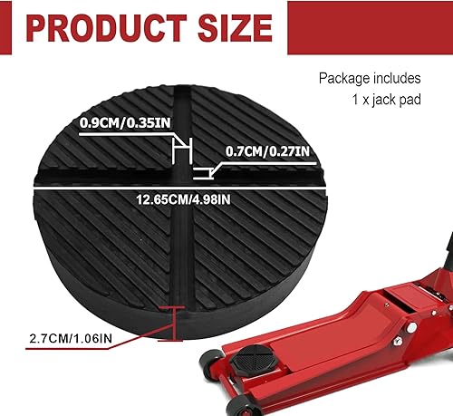 Miniatura 2 de 1 paquete de almohadillas universales para gato de piso, adaptador de almohadilla de pellizco, protector de riel de marco lateral de soldadura para