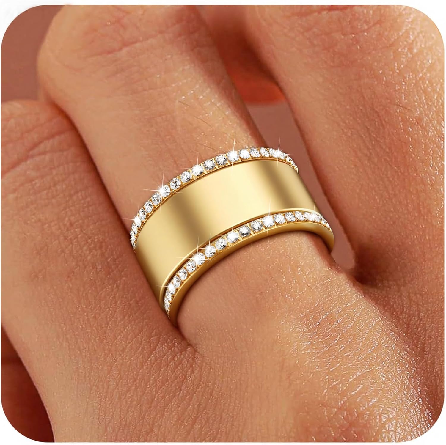 2-Pack Stackable Bands for Oura Ring 5/Ring 4/Ring 4 Ceramic/Gen 3 Stack image 2