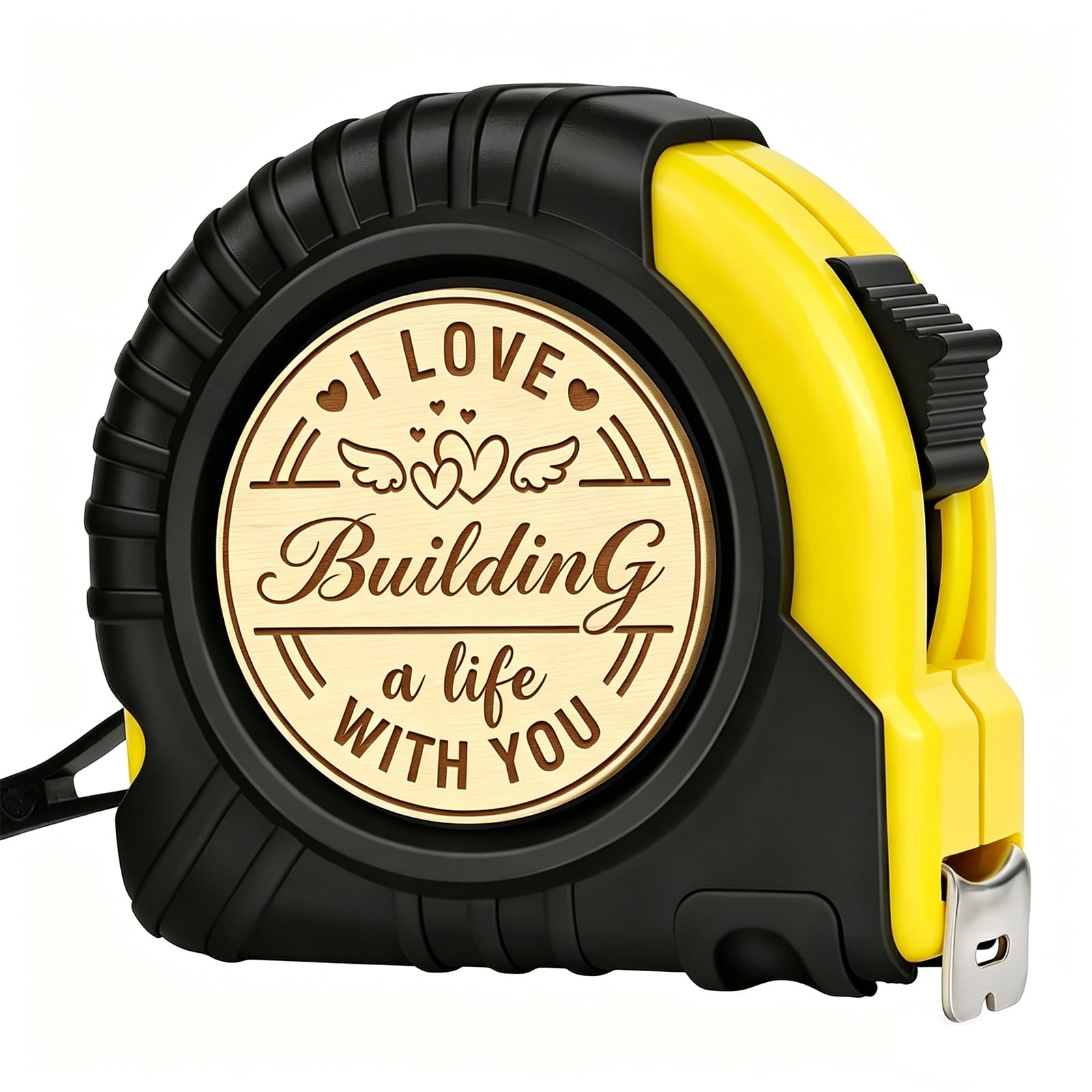Gifts for Him Personalized 10ft/3m Tape Measure - Boyfriend Birthday Gifts Idea, Husband Fiance I Love You Romantic Present, Mens Birthday Christmas Valentines Day Handyman DIY Tool