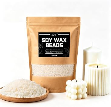KDW Soy Wax Beads for Candle Making 2.2lb Bag Soy & White Beeswax Blend