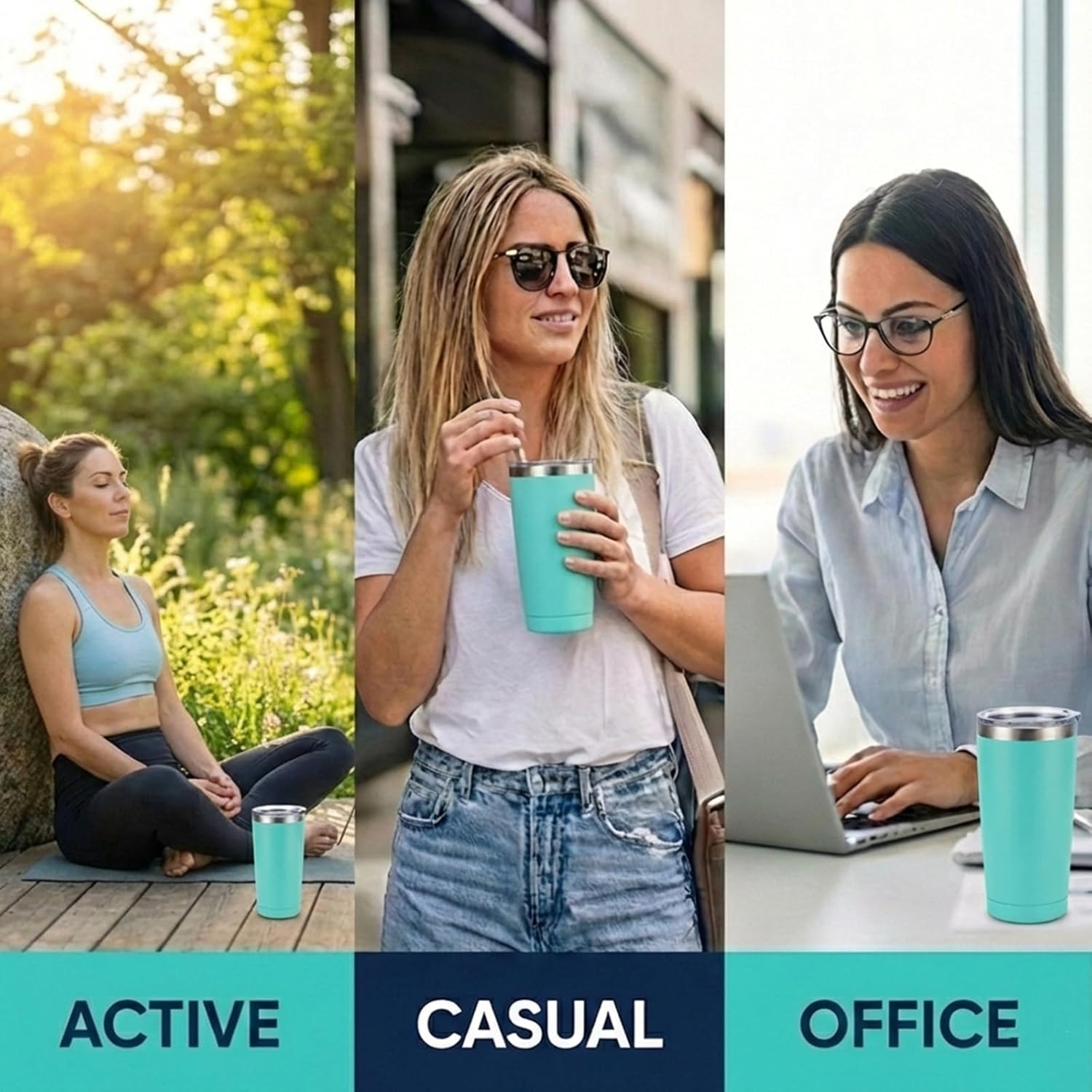 Compatible with Swig Lids Replacement,Swig Replacement Lid Fit for Swig12/18/22oz Tumbler,Clear and Sliding Anti Overflow Cuplid. - Image 7