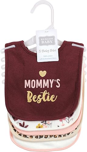 Miniatura 2 de Hudson Baby Baberos unisex de algodón