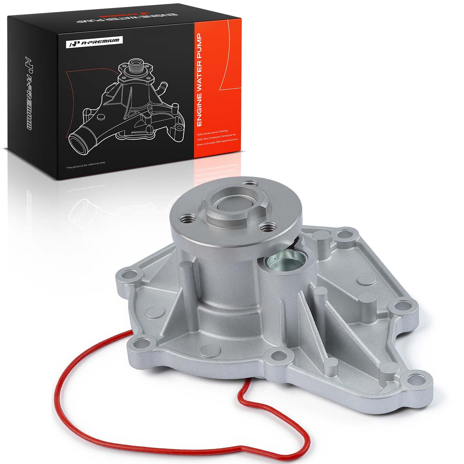 A-Premium Engine Water Pimp W/O-Ring [DOHC, 6Cyl 3.0L 3.2L] Compatible with Audi A4, A4 Quattro 05-09, A6 06-10, A6 Quattro 05-11, Q5 09-10, Q7 09-12, S4 S5 10-12 & Volkswagen Touareg 2009-2012