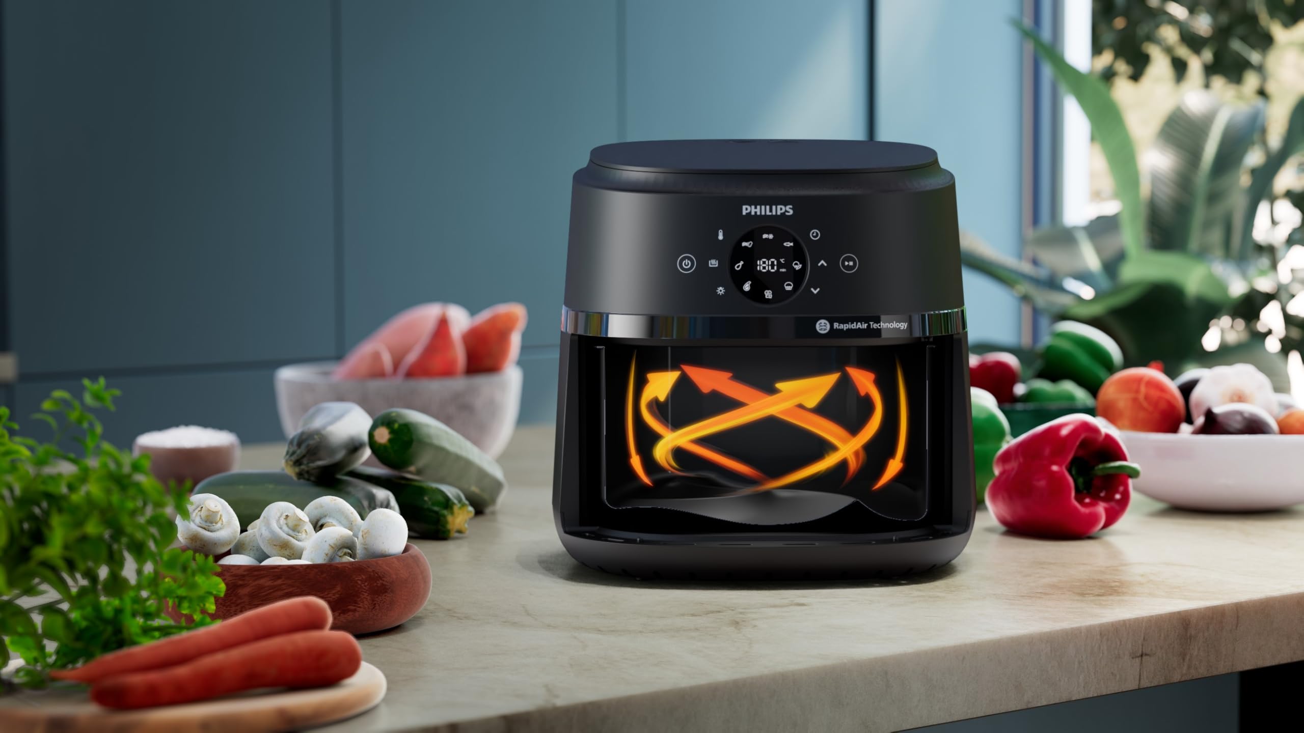 Philips NA231/00 2000 Series 6,2L Digital Airfryer : Amazon.co.za