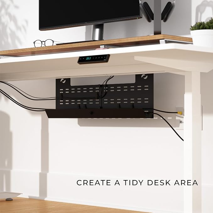 Organizador de cables bajo escritorio HumanCentric negro miniatura 6