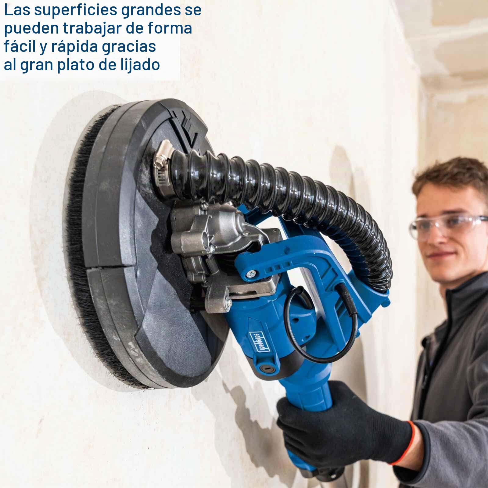 Lijadora de pared "Girafa" DS920 Scheppach - 230V 50Hz 710W Disco 225 mm marca Scheppach