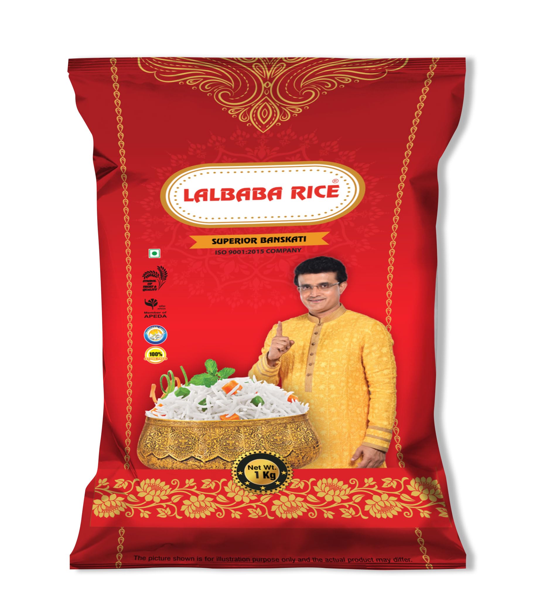 LALBABA RICE Superior Banskathi Long Grain Rice 1 kg Packet - Non-Sticky and Unique Quality Boiled Rice for Daily Use (B0D8VXDRTN) Amazon Price History, Amazon Price Tracker