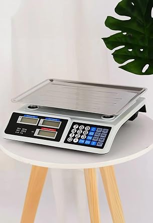 Busstier Elektronik Dijital Terazi, Bakkal Manav Market ve Kasap Kullanımına Uygun, 40 Kg Kapasite, Hassas ve Dayanıklı Tasarım