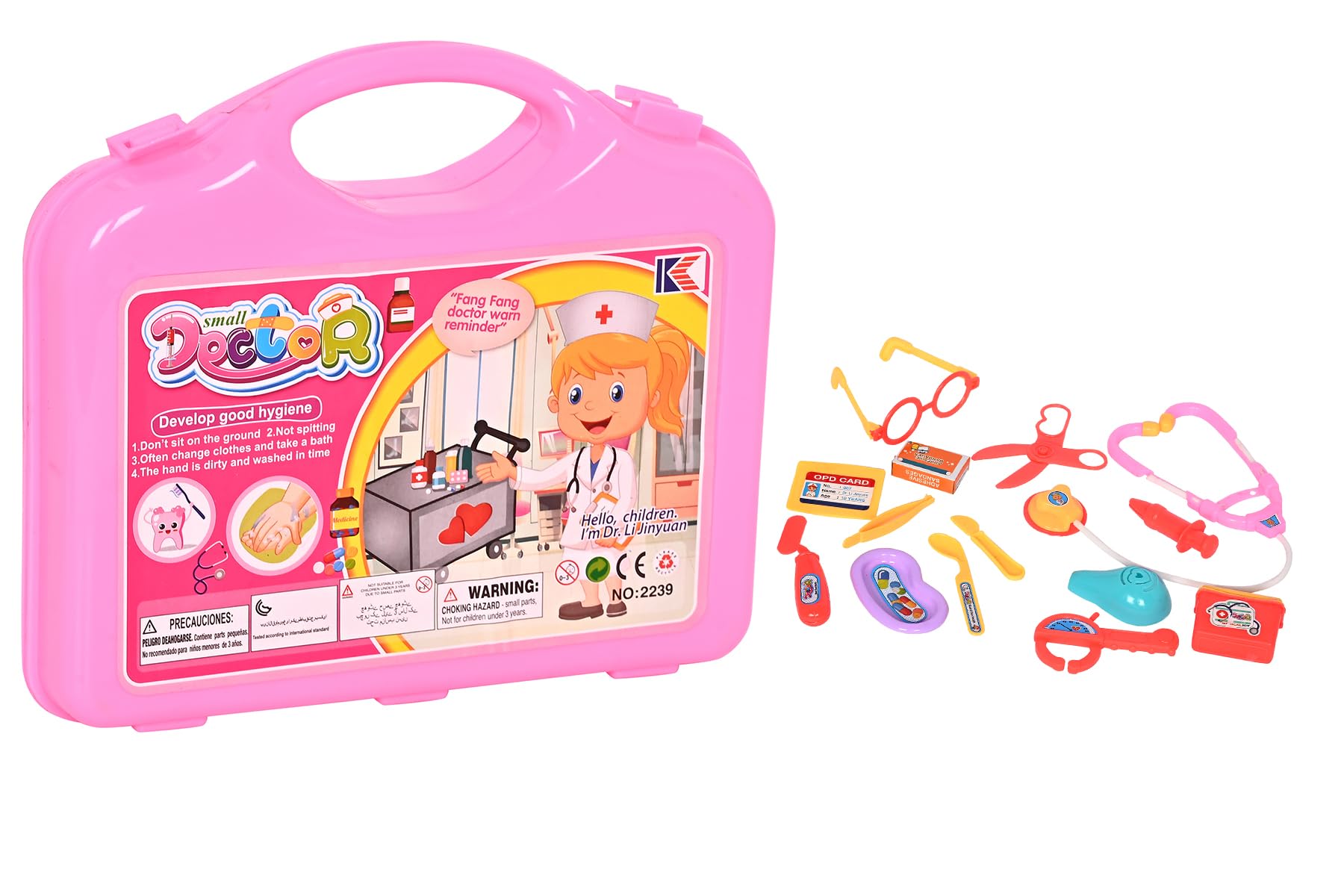 DISILA TRADERS Adorable Doctor Set Play kit for Kids | Foldable Mini Doctor Suitcase Toys for Kids (Random Colors and Design) (B0B9GMCYBG) Amazon Price History, Amazon Price Tracker