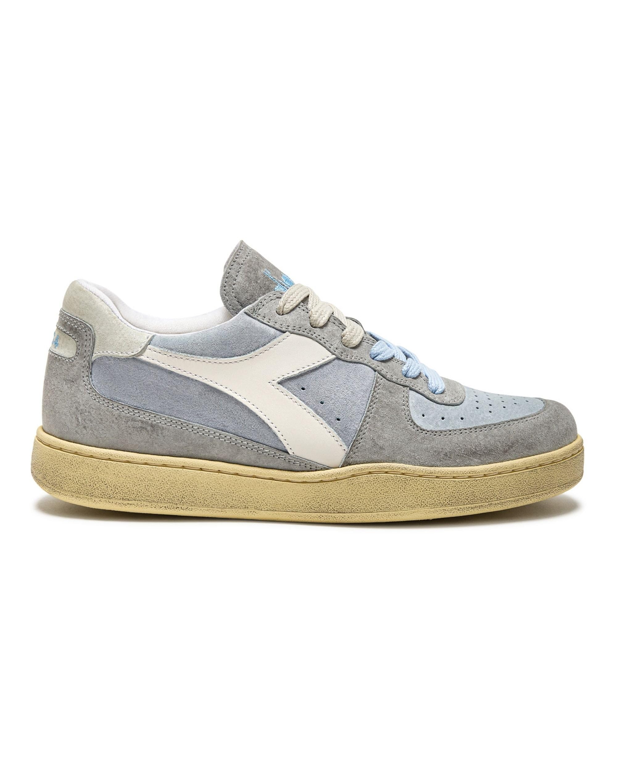 Diadora Heritage Zapatillas Mi Basket Suede Low 180912 Zapatillas Unisex Piel Azul