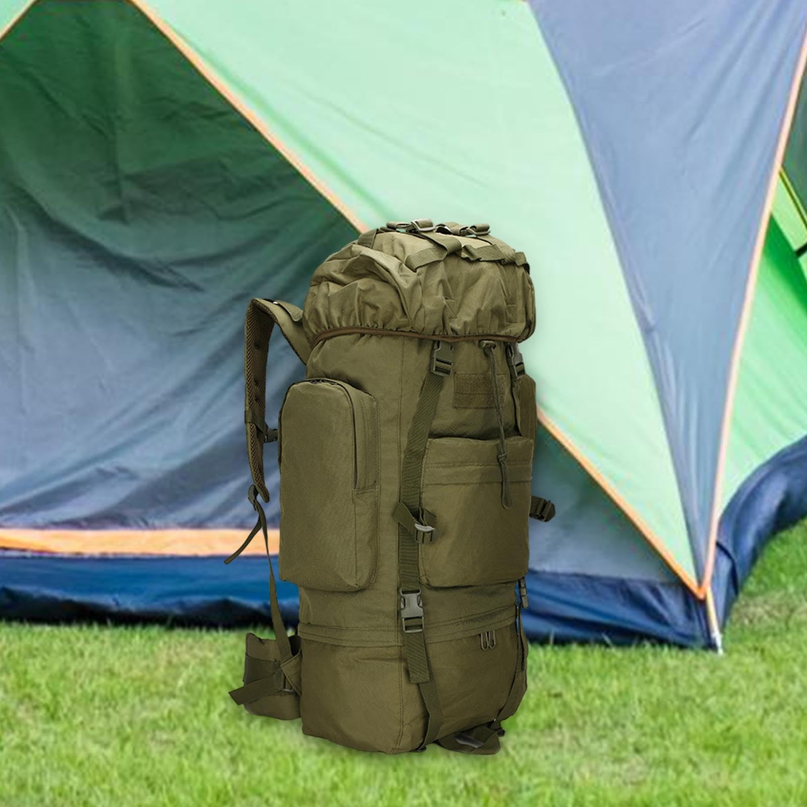 Mochila de montañismo con Compartimentos espaciosos diseñados para | escaladores y excursionistas. Gran capacidad para viajes al aire libre.
