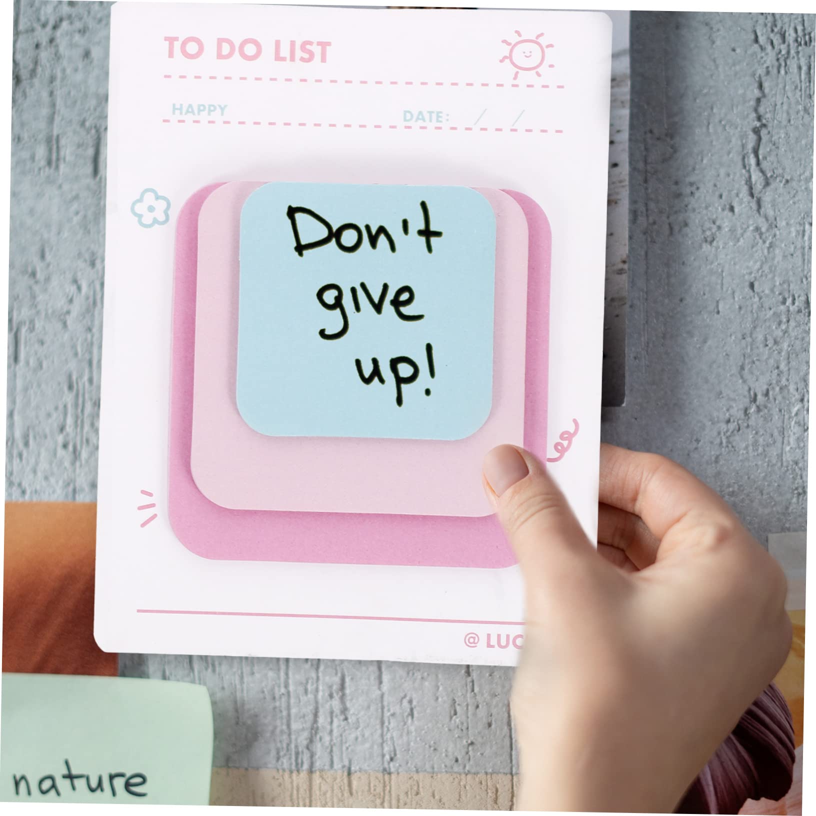 STOBOK 16stücke Sticky Tabs Memo Pads Kreative Notizaufkleber Selbstklebende Memo-sticker Für Schule Und Büro Stilvolle Und Dekorative Haftnotizen Für Studenten Und Lehrer