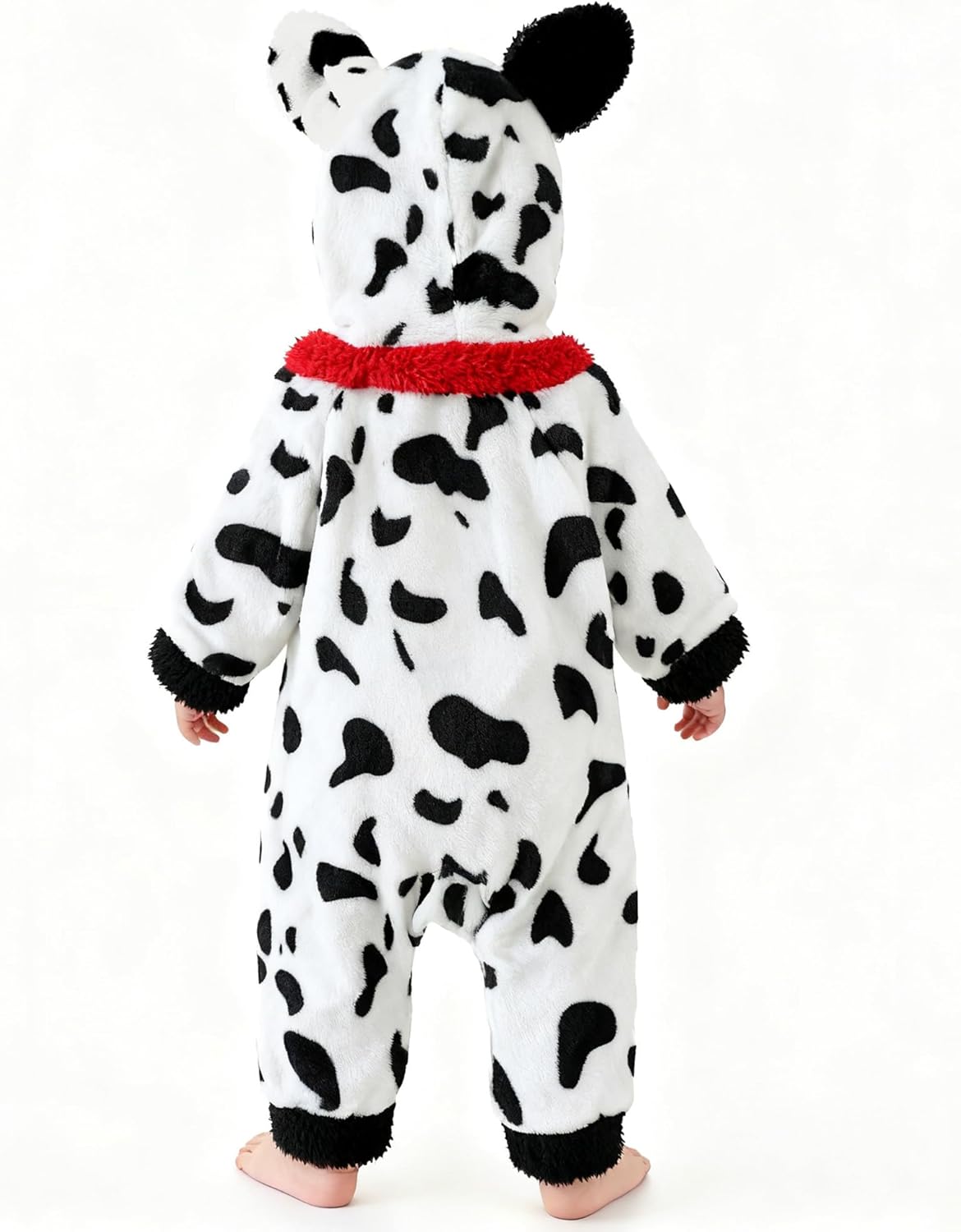 Redair Baby Winter Clothes Baby Onesie Plush Hooded Newborn Outfit Infant Costume for Newborn Boys Girls 0-18 Months - Image 3