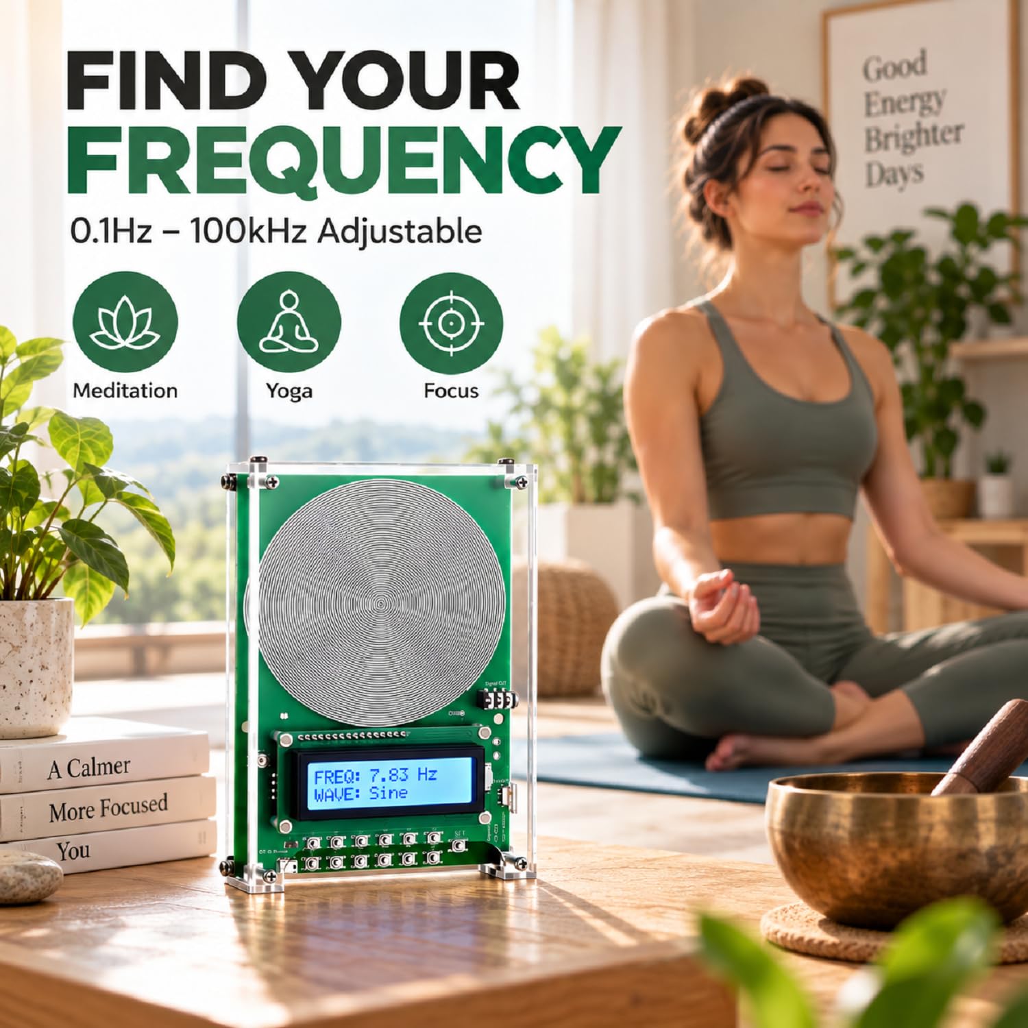 Amazon.co.jp: Relaxweex 0.01Hz-100000Hz 調節可能 シューマン 正弦波