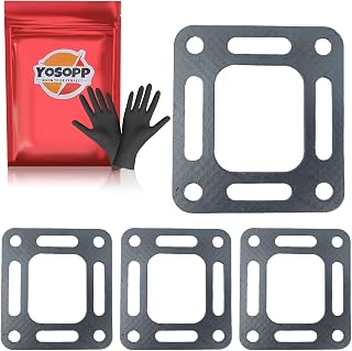 Exhaust Gasket Set for Mercruiser Engine - Stern Drive, Stack Riser - Sierra Boat Parts 18-2849-1, 27-818832, 27-863726 - Mercury Marine - Gaskets for Mallory 9-61414, GLM 32080, Osco 8503-GO.
