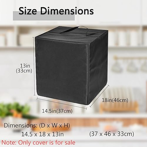 Miniatura 3 de Funda para freidora de aire para horno, resistente al calor, impermeable, contra el polvo, funda protectora para freidora de aire Cuisinart + horno