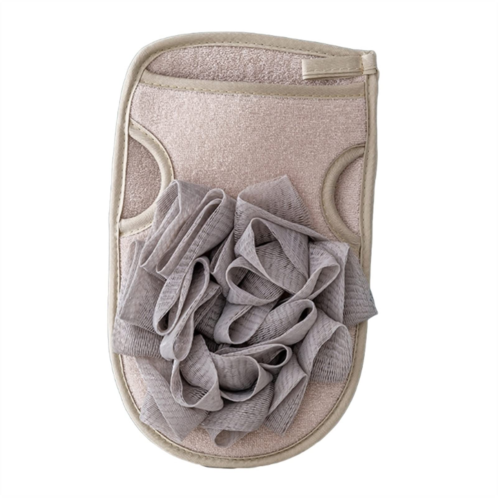 NFEGSIYA bathing ball 1pc Double Sided Body Cleaning Brush Gloves Home Portable Scrub Bath Sponge Wisp (Color : 7HH203252-LCO)