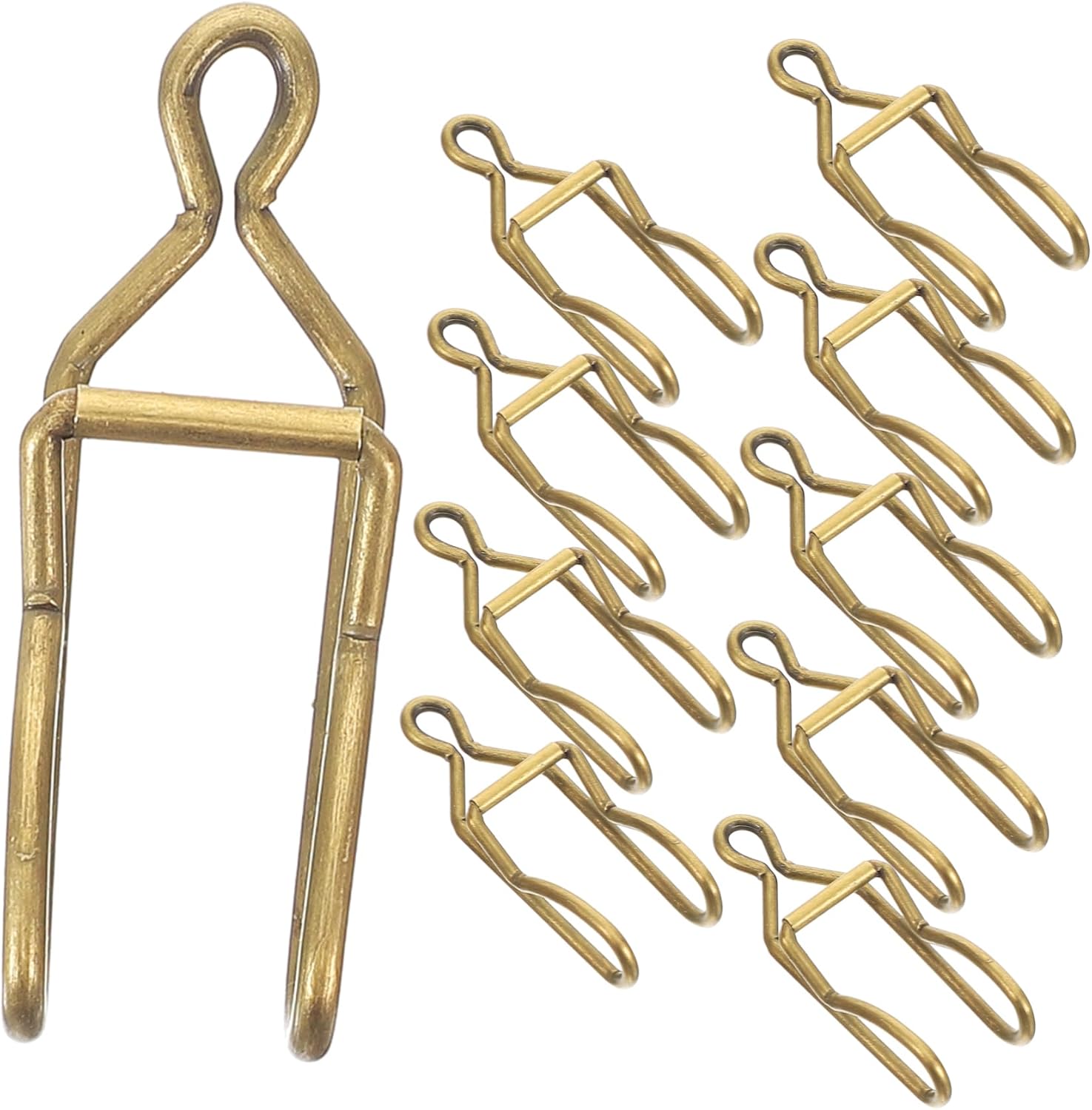 50pcs Iron Pocket Watch Chain Clasps Durable Metal Clips for Watch Chain Accessories DIY Repair with Smooth Finish and Classic Color Compatible with Styles