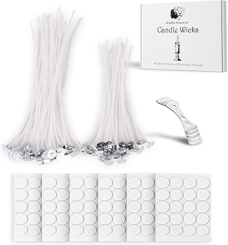 Candle Wicks 90 Pcs (4 inch, 6 inch, 8 inch) with 2…