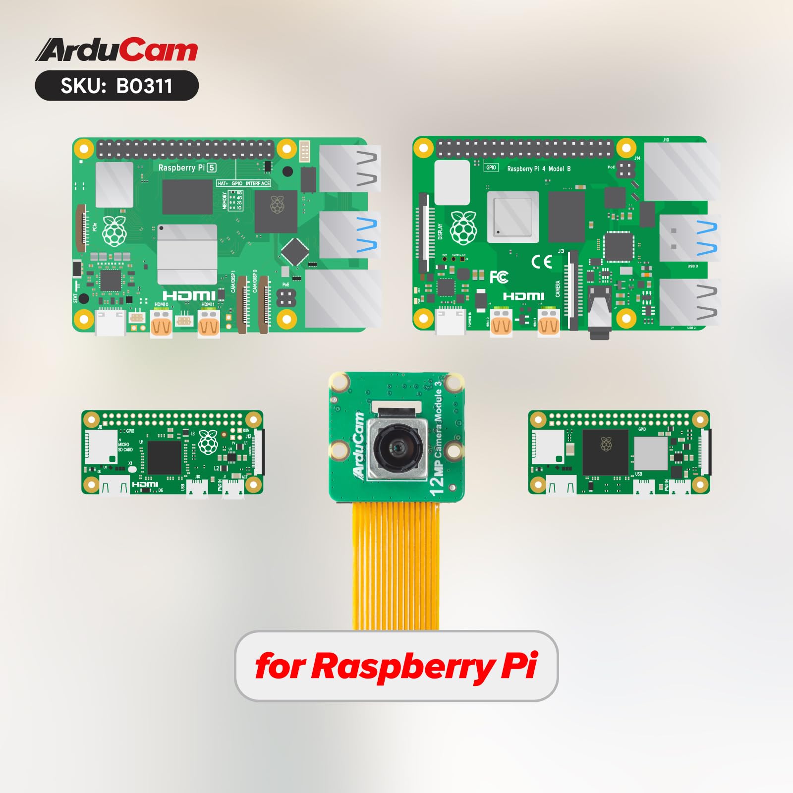 Arducam Camera Module 3 - Raspberry Pi Autofocus -6 Arducam Camera Module 3 - Raspberry Pi Autofocus -6