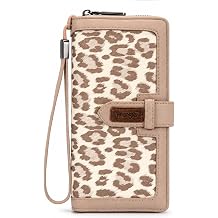 X Wrangler Womens Wallets Bifold Wristlet Wallets for Women Large Capacity Credit Card Wallet with ID Window