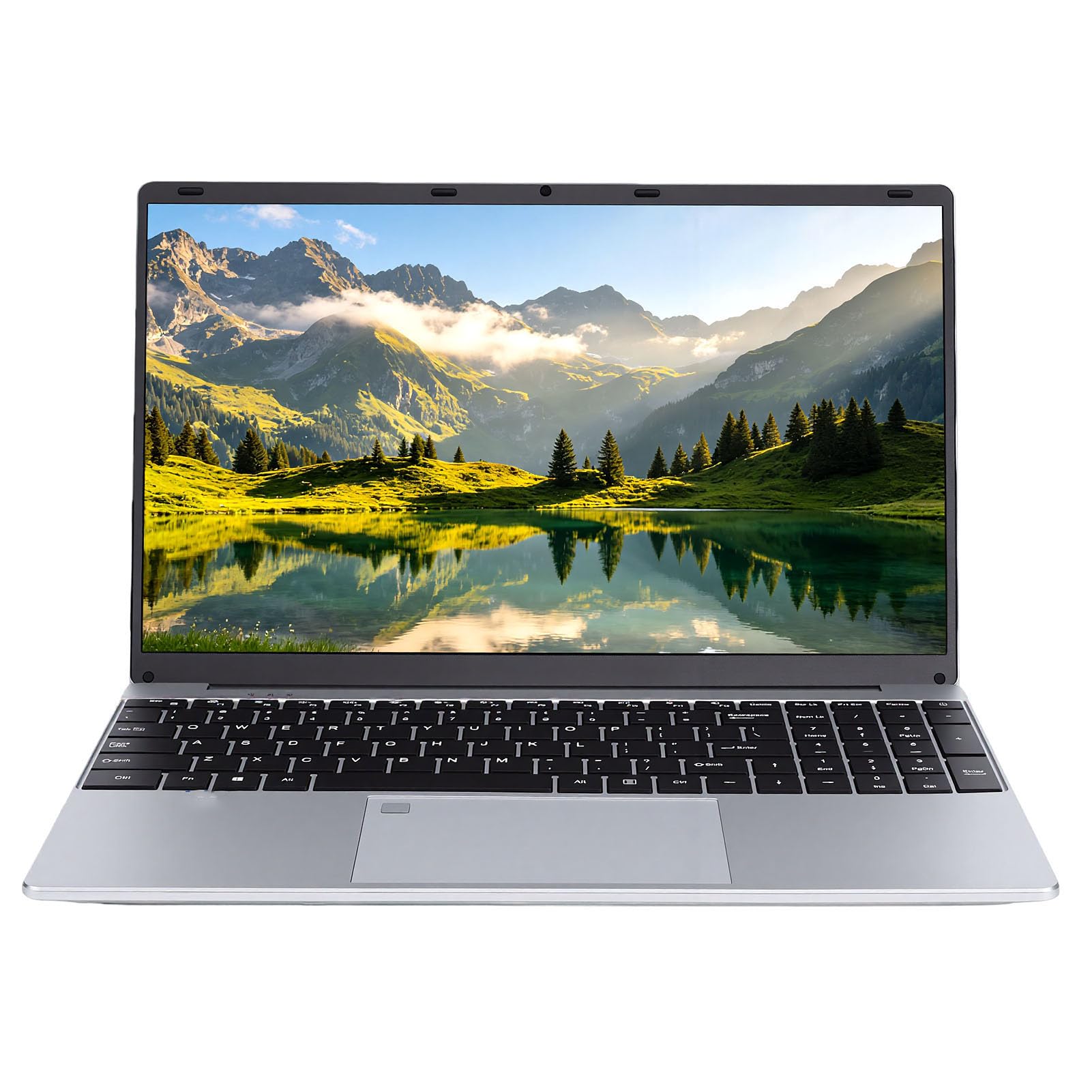 XUMIUZIY Laptop da 15,6 Pollici, Celeron N5100 8GB RAM 1TB SSD, Display con Tastierino Numerico Retroilluminato, Winos 11 PRO, per Il Lavoro Quotidiano e L'intrattenimento (Spina Europea)