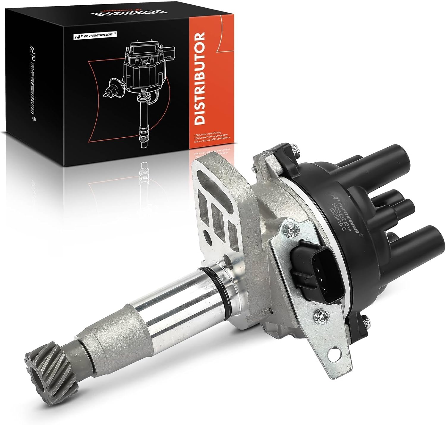 A-Premium Ignition Distributor with Cap and Rotor Compatible with Mazda B2200 1990 1991 1992 1993 2.2L, FI Only