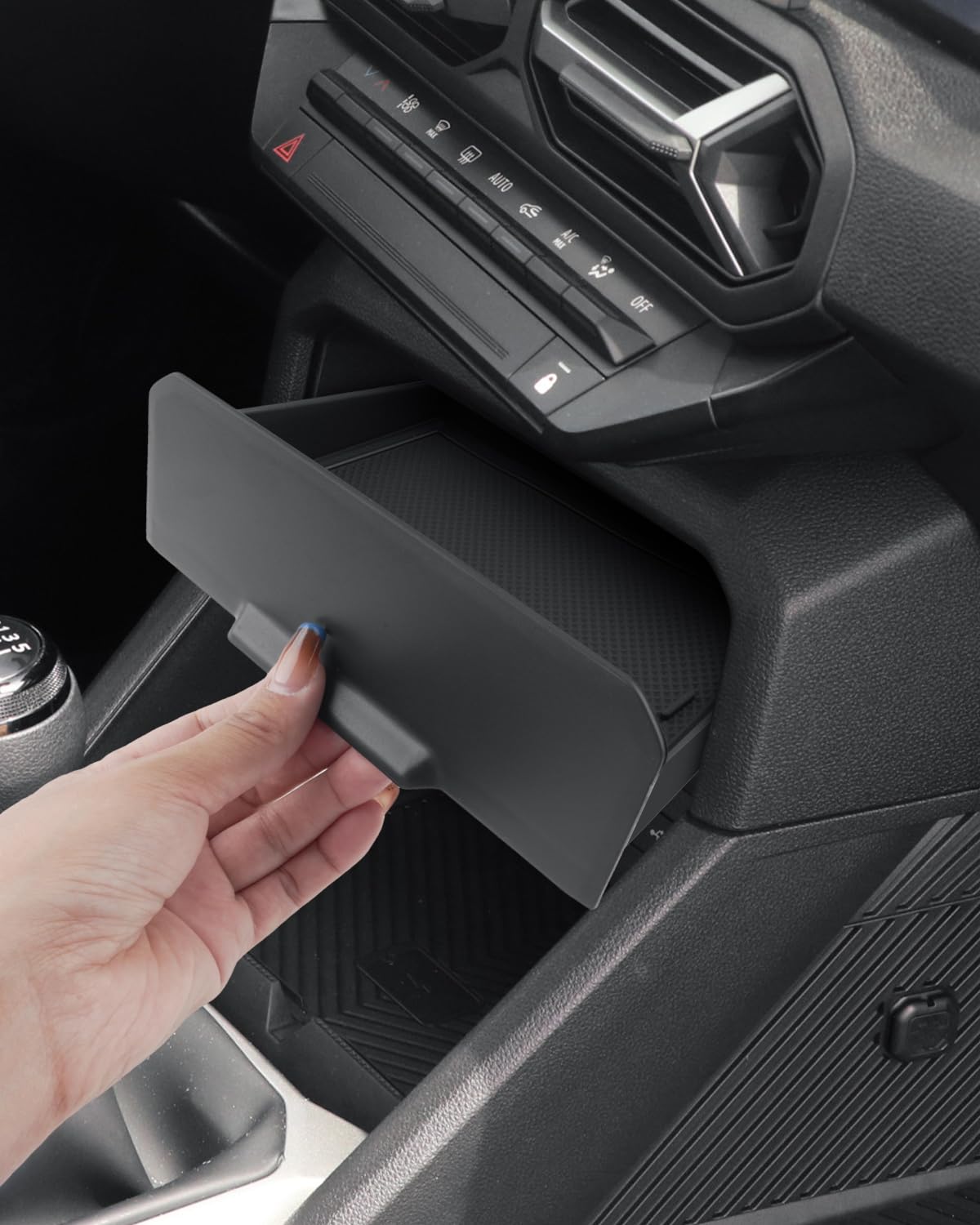 CDEFG Kompatybilny z Dacia Duster 3 2024 2025/ Bigster Środkowa konsola Organizer szufladowy Ukryta skrzynka na przechowywanie Taca Półki Duster III 2024 2025 Akcesoria