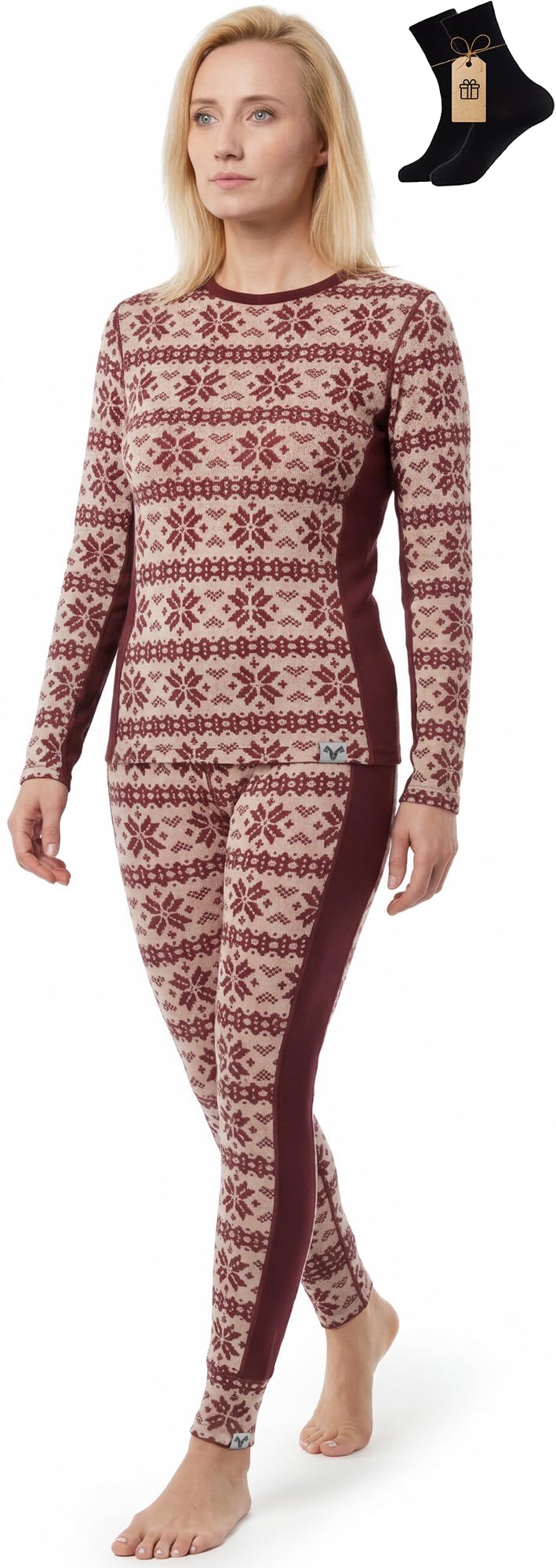 MERINNOVATION Women's 100% Merino Set