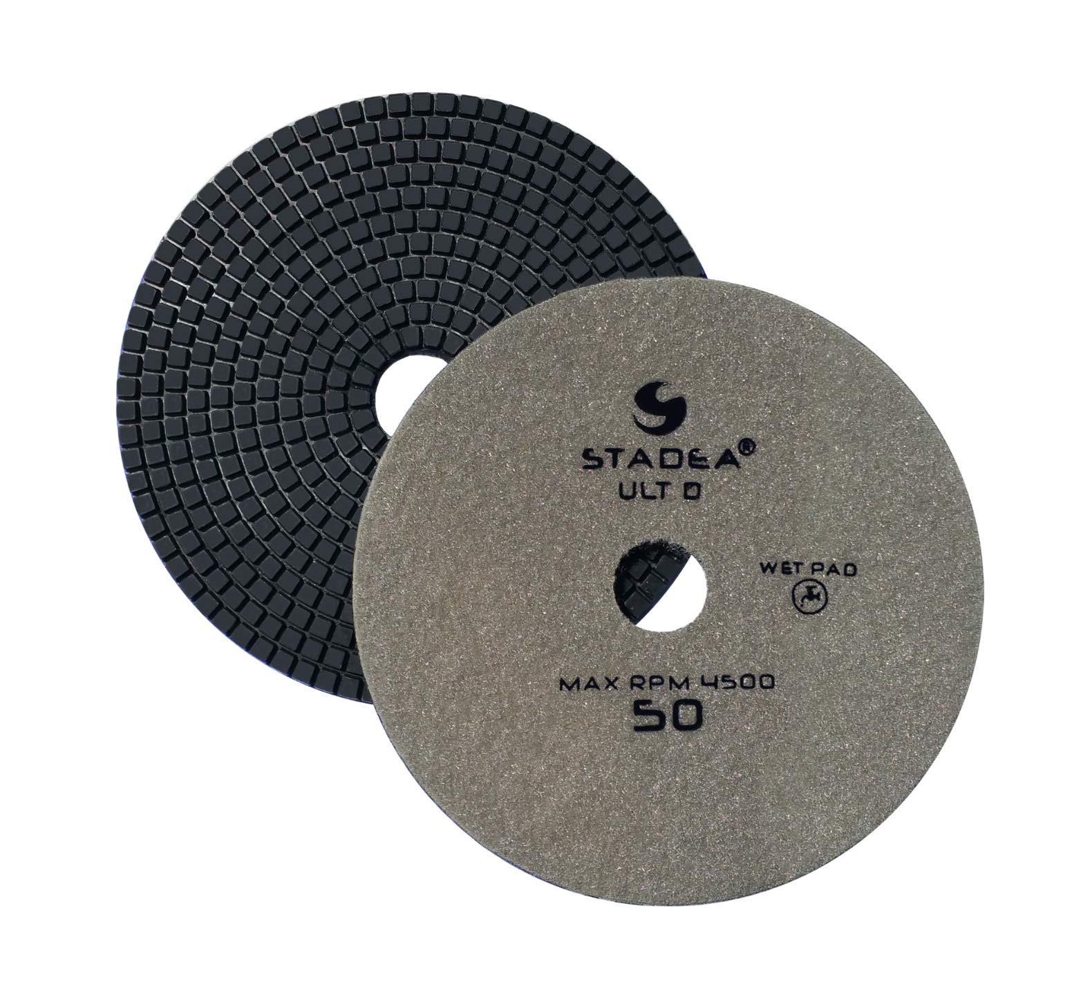 PPW266B - Discos de Pulir, Almohadillas de Pulido de Diamante de 7 Pulgadas para Pulir Suelos de Mármol de Hormigón Terrazzo Granito