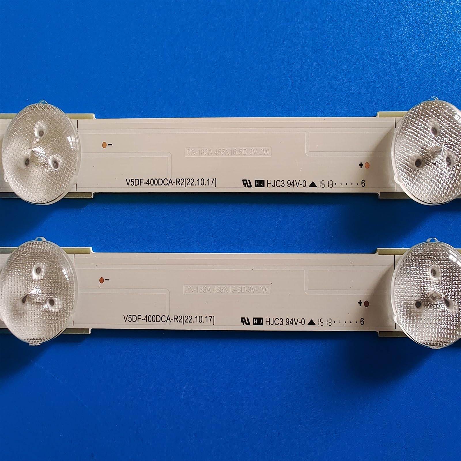 8 Tiras LED for iluminación Trasera compatibles for Samsung UA40J6300 UE40J6300 UE40J6300AK UE40J6500AU BN96-34783A 34784A V5DF-400DCA 400DCB-R2