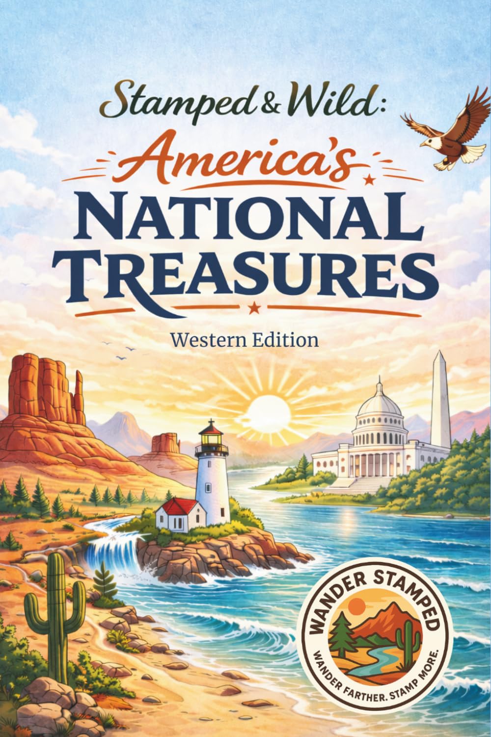 Stamped & Wild: America's National Treasures: Western Edition: America's National Treasures - Western Edition: National Parks Edition