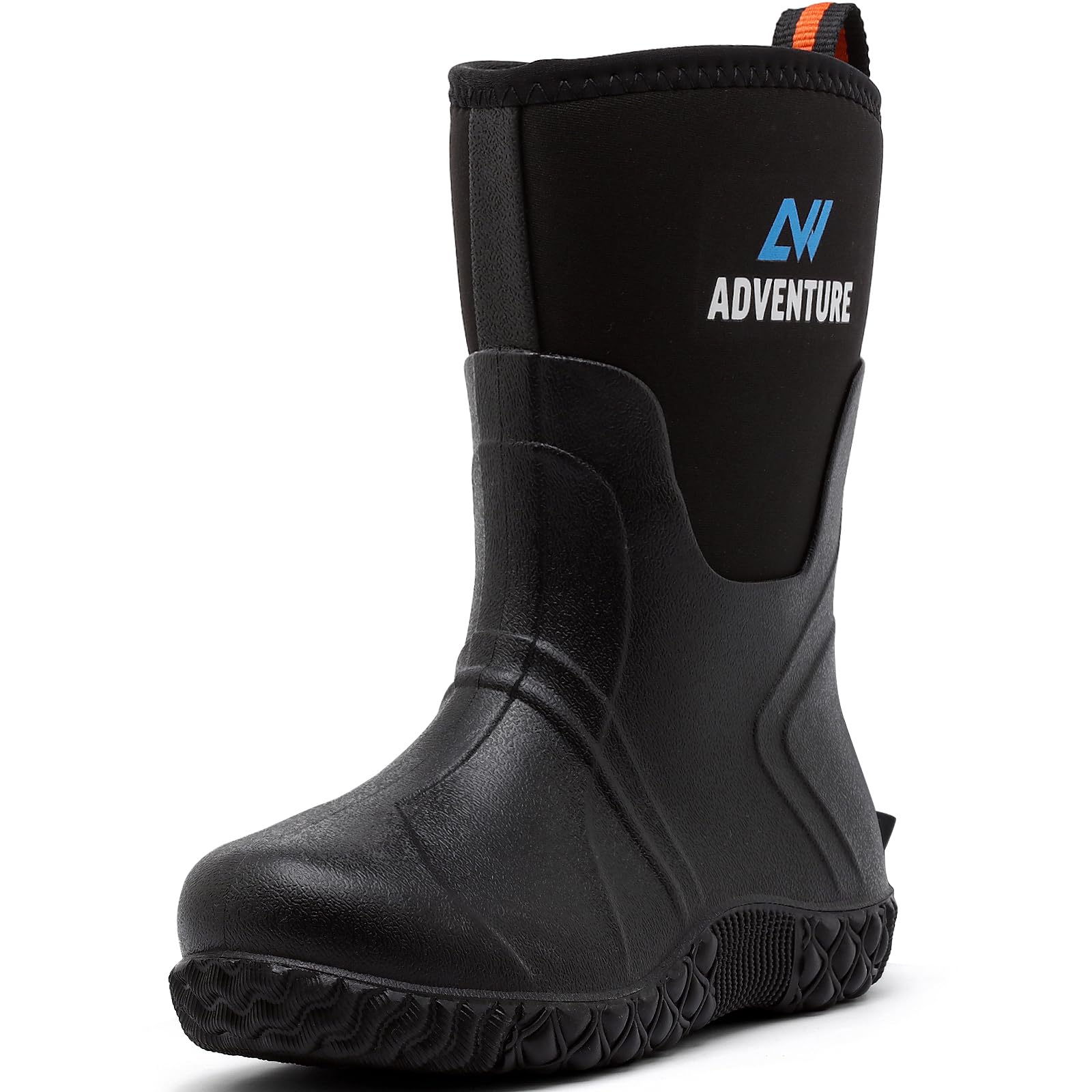 Stivali Pioggia Bambino, Stivaletti Gomma Impermeabile Antiscivolo, Leggeri | Stivaletti Bambina Scarpe Bambini da Acqua, Suola Aderente, Altezza Polpaccio, Calzature per Esterno, Facili da Pulire