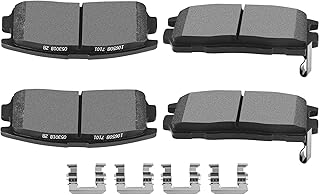 D1275 Rear Ceramic Brake Pads Sets Fit For Chevy Captiva Sport 12-15,For Chevy Equinox 07-17,For GMC Terrain 10-17,For Pontiac Torrent 07-09,For Saturn Vue 08-10,For Suzuki XL-7 07-09