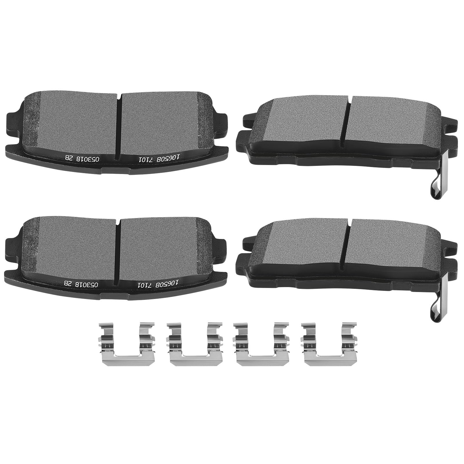 D1275 Rear Ceramic Brake Pads Sets Fit