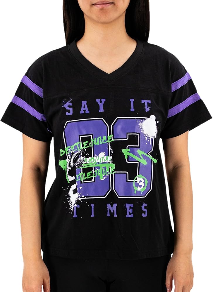 Amazon.com: Ripple Junction Beetlejuice Women's V-Neck Amazon.com: Ripple Junction Beetlejuice Women's V-Neck